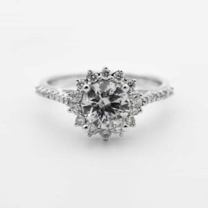 İnce Hint Sterling Zümrüt Kesim Yüzük