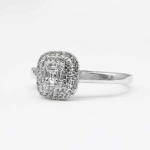 Infinity X.O Pırlanta Yüzük Sterling Gümüş